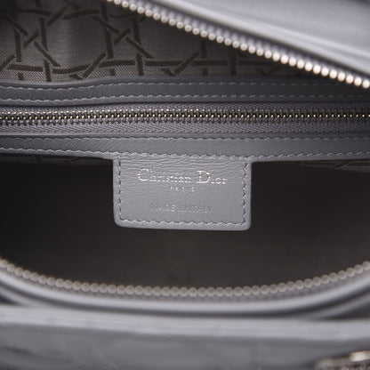 Christian Dior Lambskin Cannage Large Lady Dior Grey 7 of 8