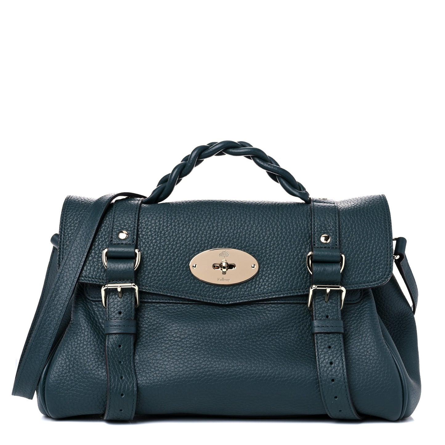 Heavy Grain Medium Alexa Mulberry Green