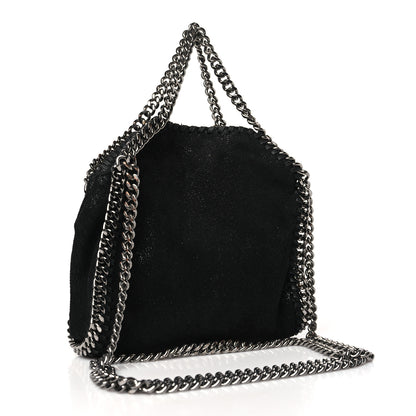 Stella McCartney Shaggy Deer Tiny Falabella Tote Black 3 of 11
