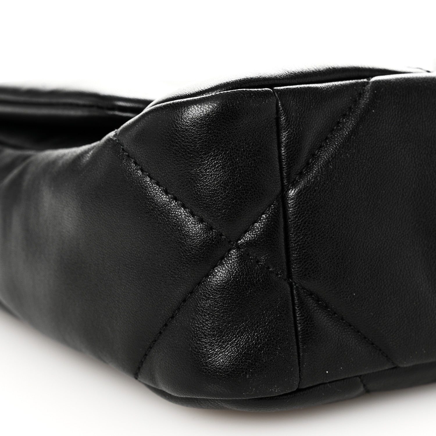 Chanel Lambskin Quilted Medium Chanel 19 Flap Black 9 of 10