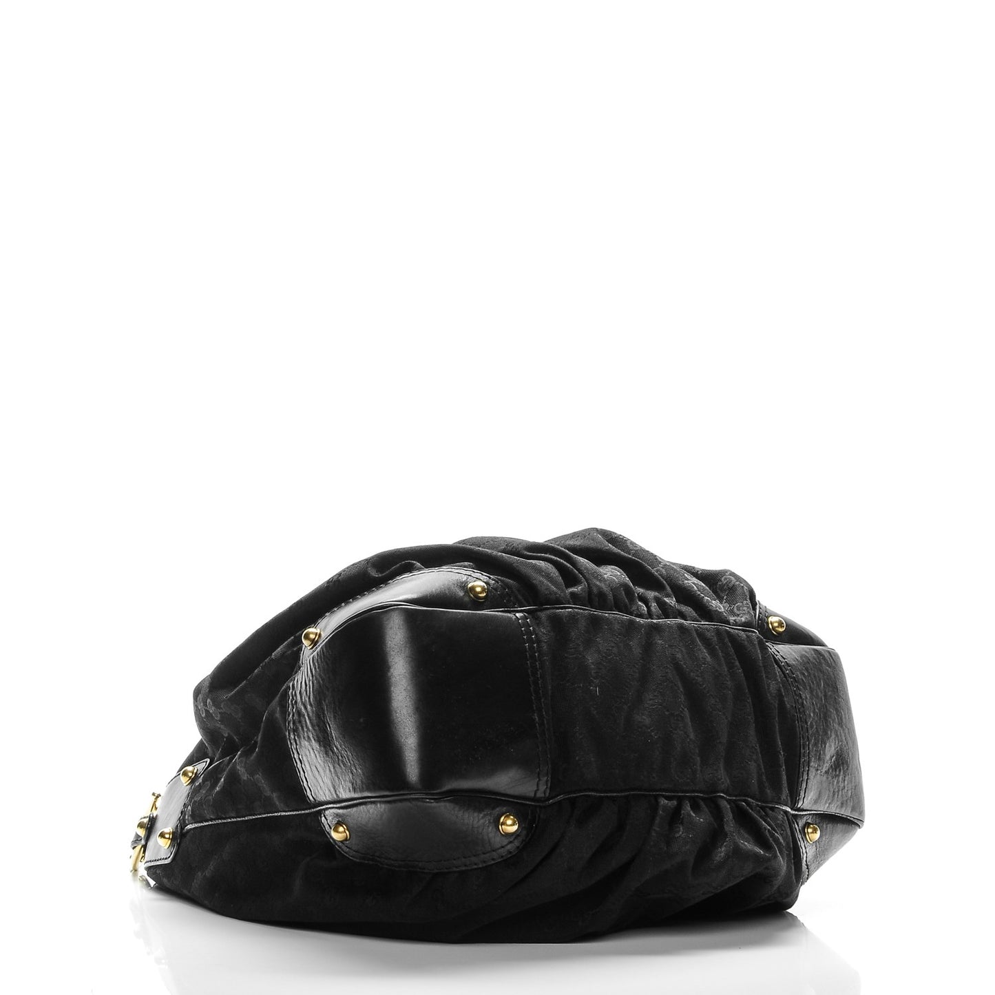 Monogram Large Jockey Hobo Black