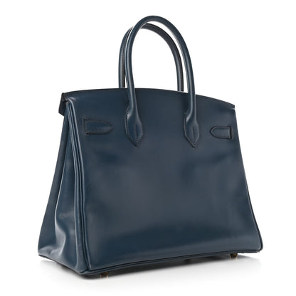 Hermes Box Birkin 30 Bleu Thalassa 3 of 16