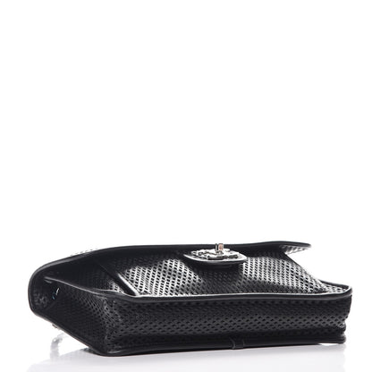 Chanel Perforated Calfskin Large Up In The Air Flap Black 4 of 10