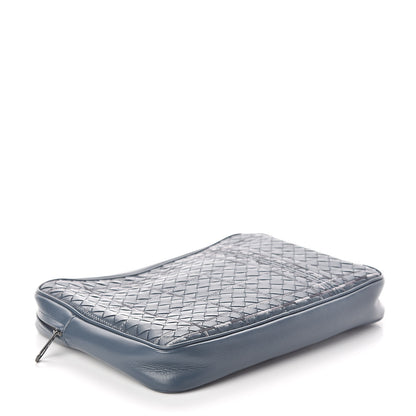Bottega Veneta Nappa Intrecciato Stitched Zip Around Case 4 of 8