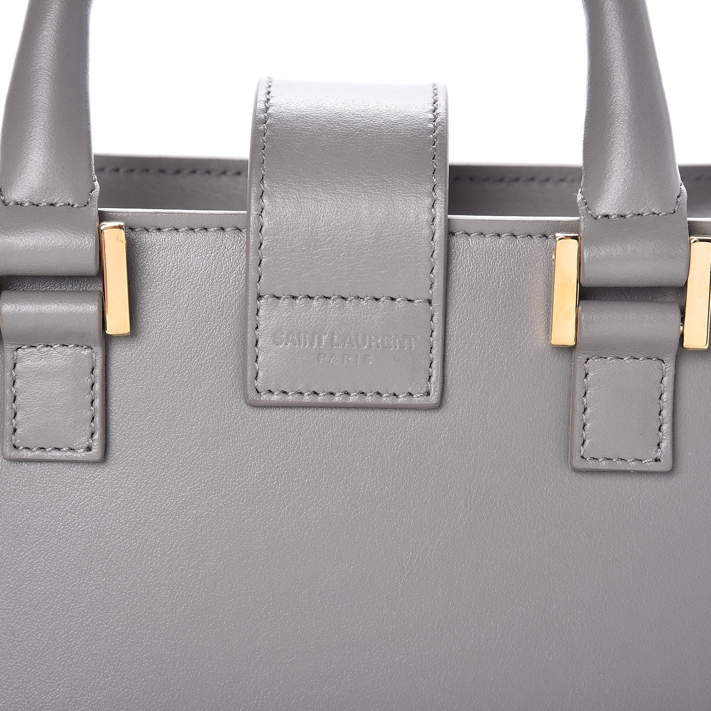 Calfskin Monogram Baby Cabas Fog