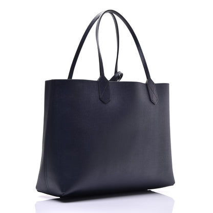 Gucci GG Supreme Monogram Blooms Medium Reversible Tote Beige Blue Navy 6 of 16