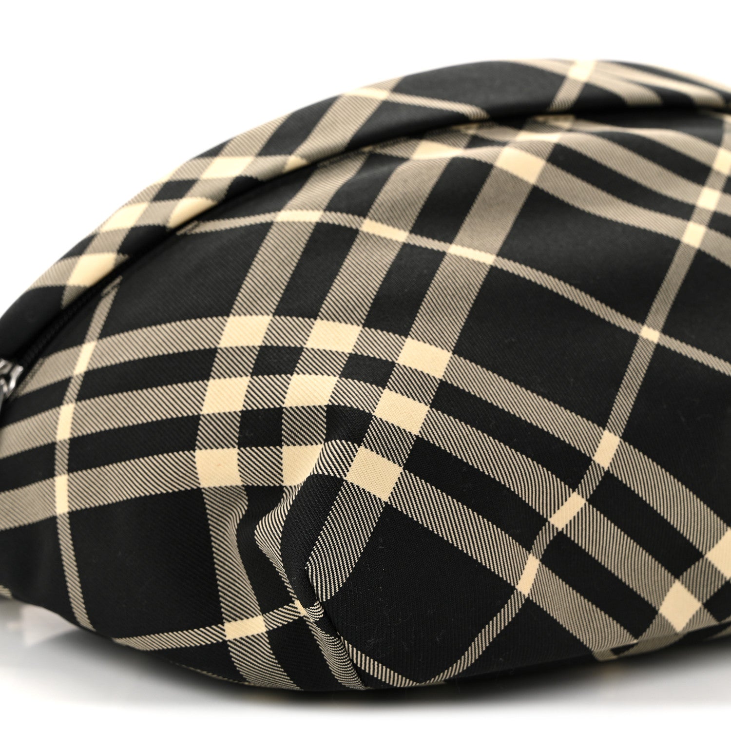 Burberry Canvas Check Essential Belt Bag Black Calico 8 of 9