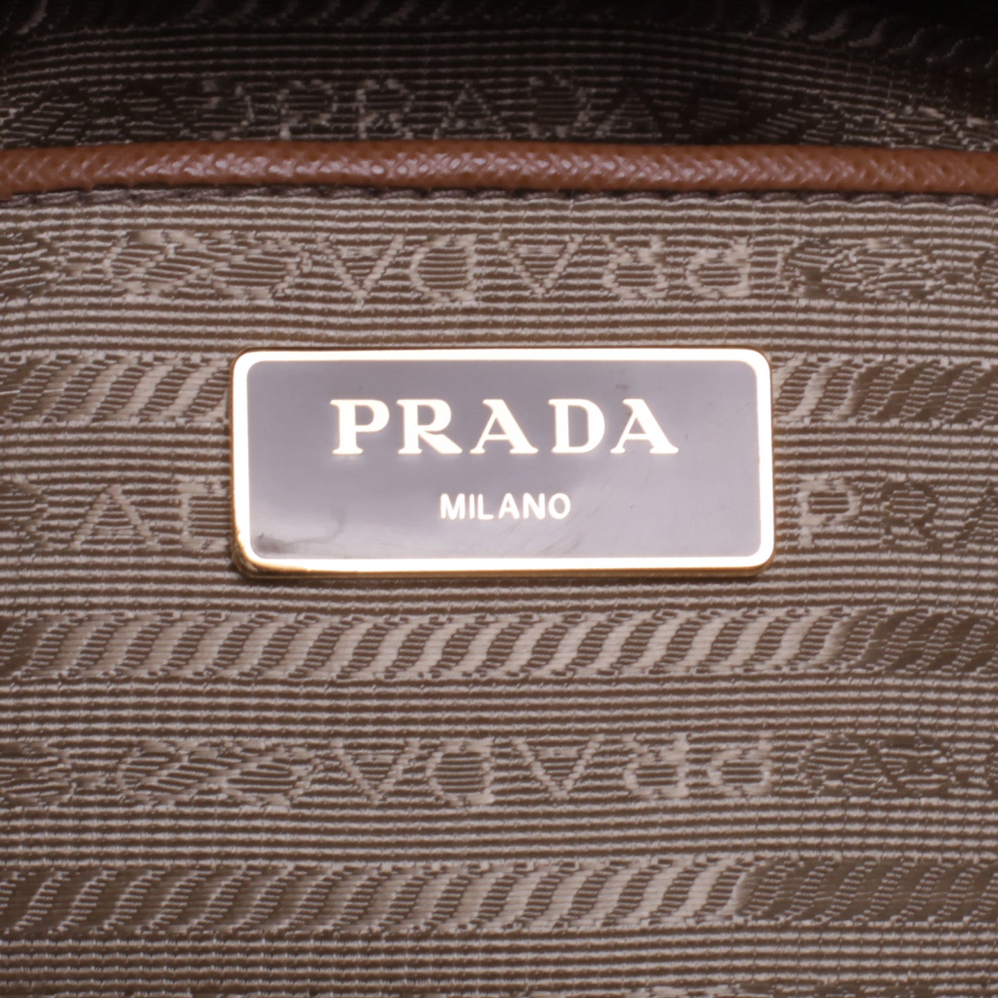 Prada Saffiano Lux Tote Caramel 7 of 10