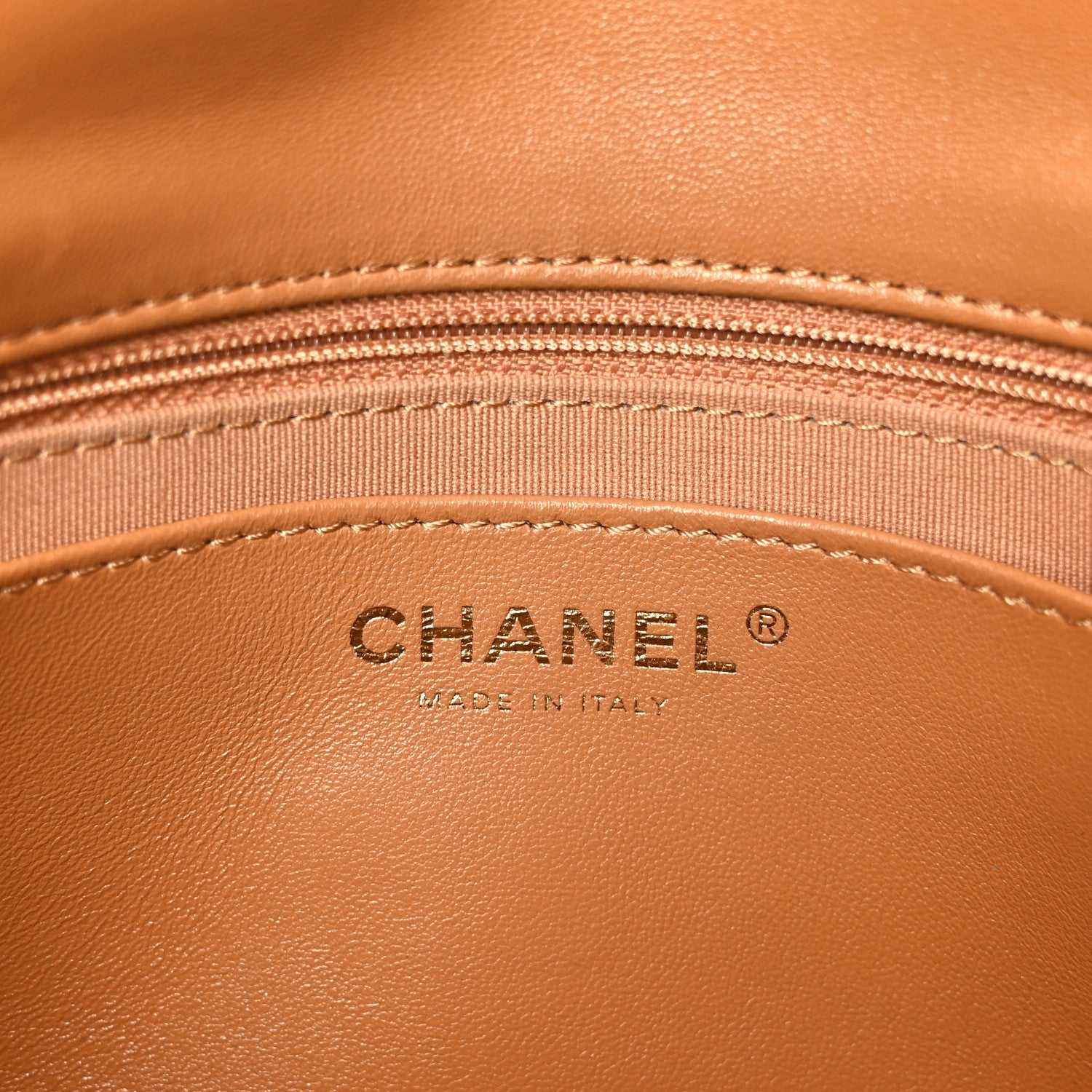 Chanel Lambskin Quilted Large CC Funky Town Flap Beige 6 of 11