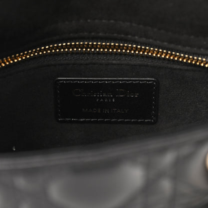 Christian Dior Lambskin Cannage Small My ABCDior Lady Dior Black 6 of 11