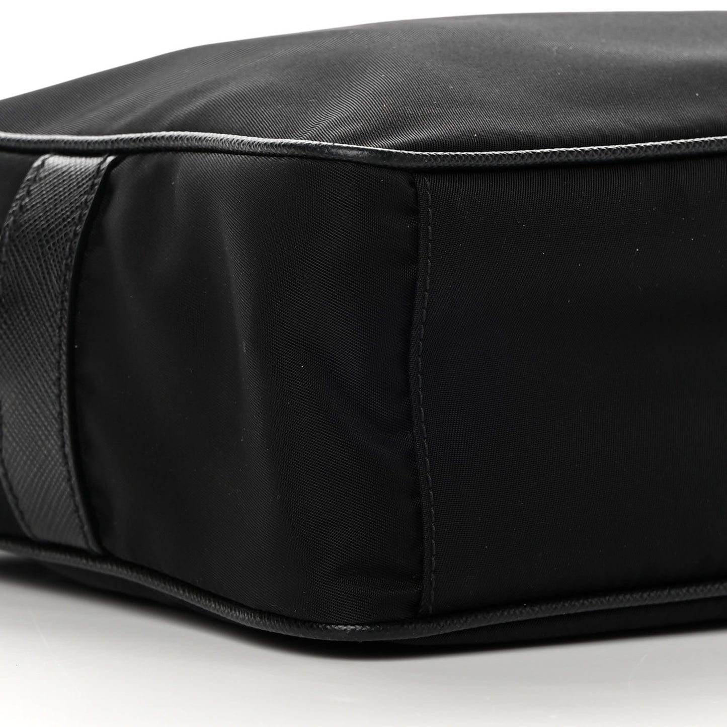 Tessuto Nylon Soft Calf Camera Bag Black