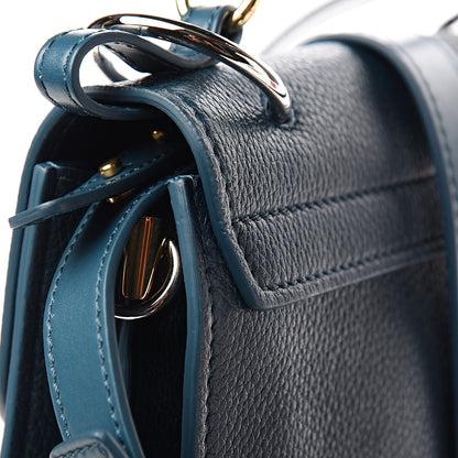 Chloe Grained Calfskin Medium Aby Day Shoulder Bag Navy Ink 10 of 13