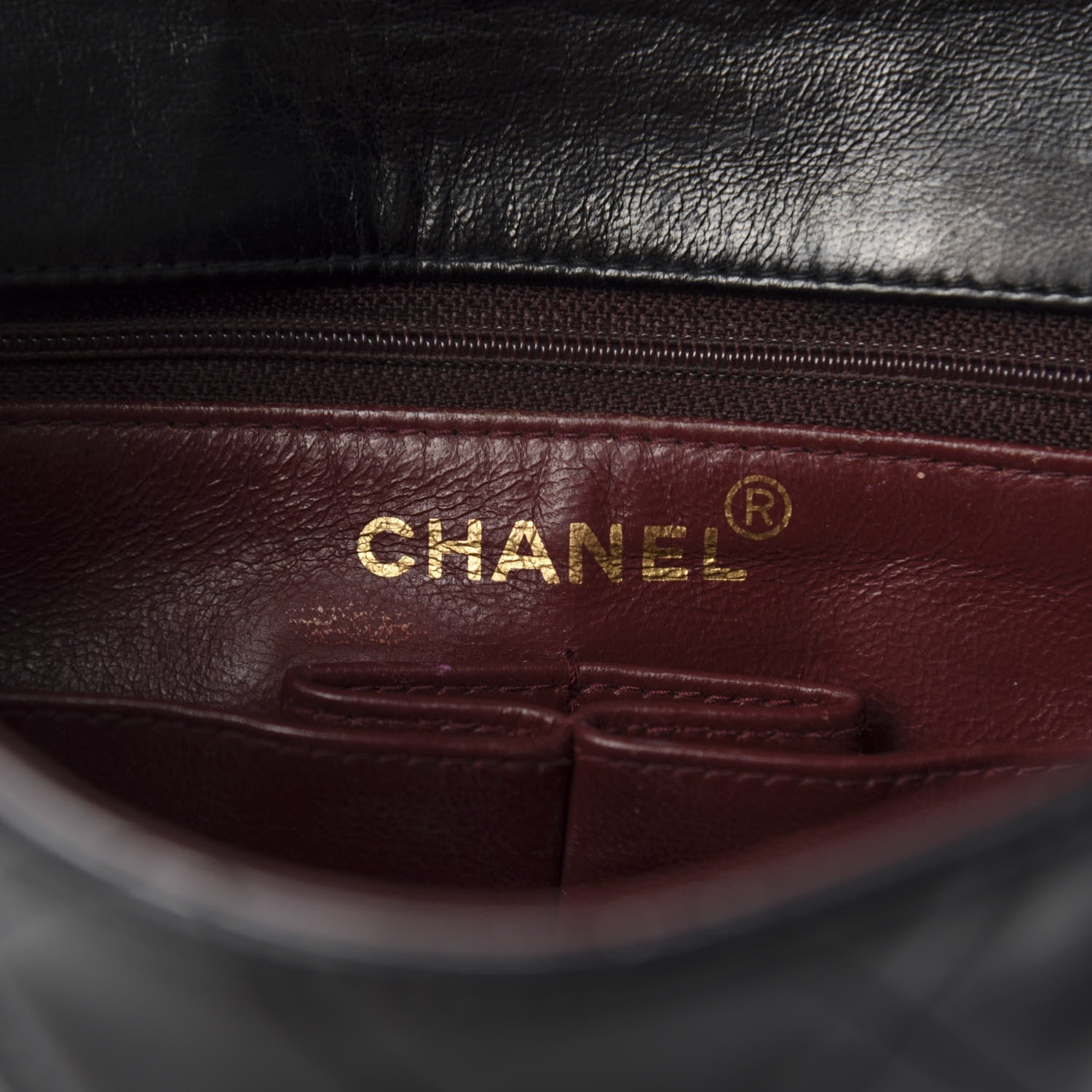 Chanel Lambskin Quilted Mini Square Flap Black 11 of 13