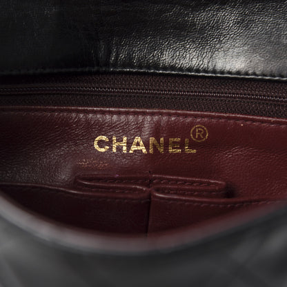 Chanel Lambskin Quilted Mini Square Flap Black 11 of 13