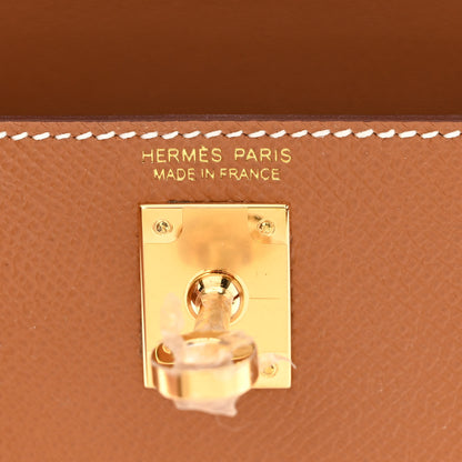 Hermes Epsom Mini Kelly Sellier 20 Gold 6 of 11