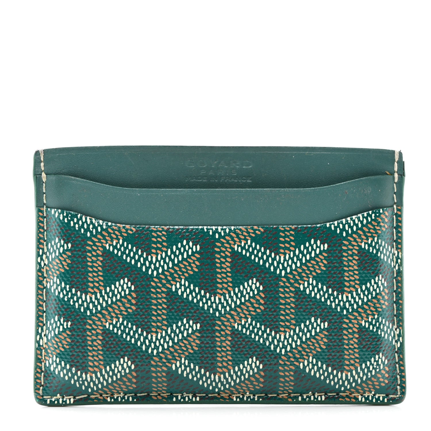 Goyard Goyardine Saint Sulpice Card Holder Green 1 of 8
