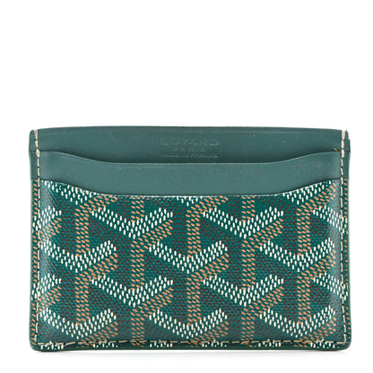 Goyard Goyardine Saint Sulpice Card Holder Green 1 of 8