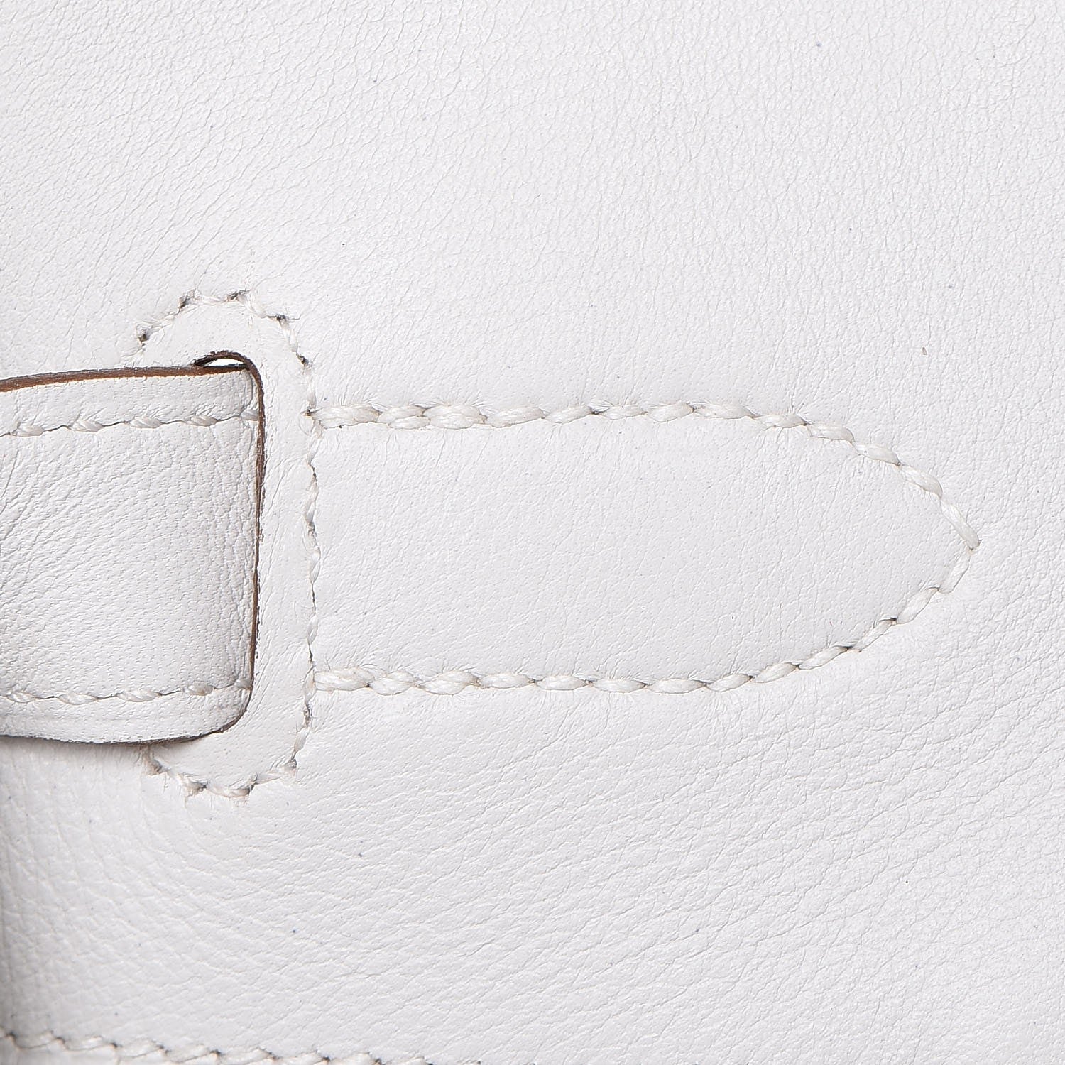 Hermes Swift Ghillies Birkin 35 White Gris Perle 17 of 34