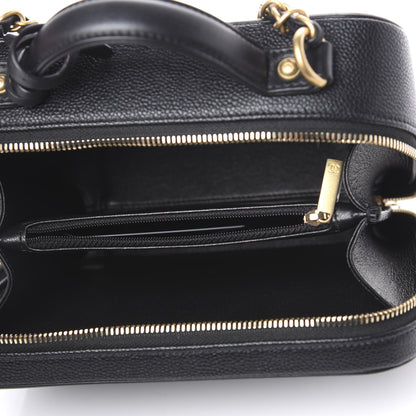 Chanel Caviar Quilted Medium CC Filigree Vanity Case Black 4 of 10