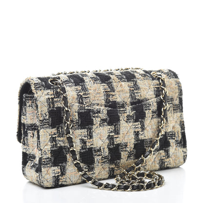 Chanel Tweed Quilted Medium Double Flap Multicolor 3 of 10