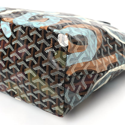 Goyard Goyardine Saint Louis Lettres Camouflage PM Black Blue 8 of 8