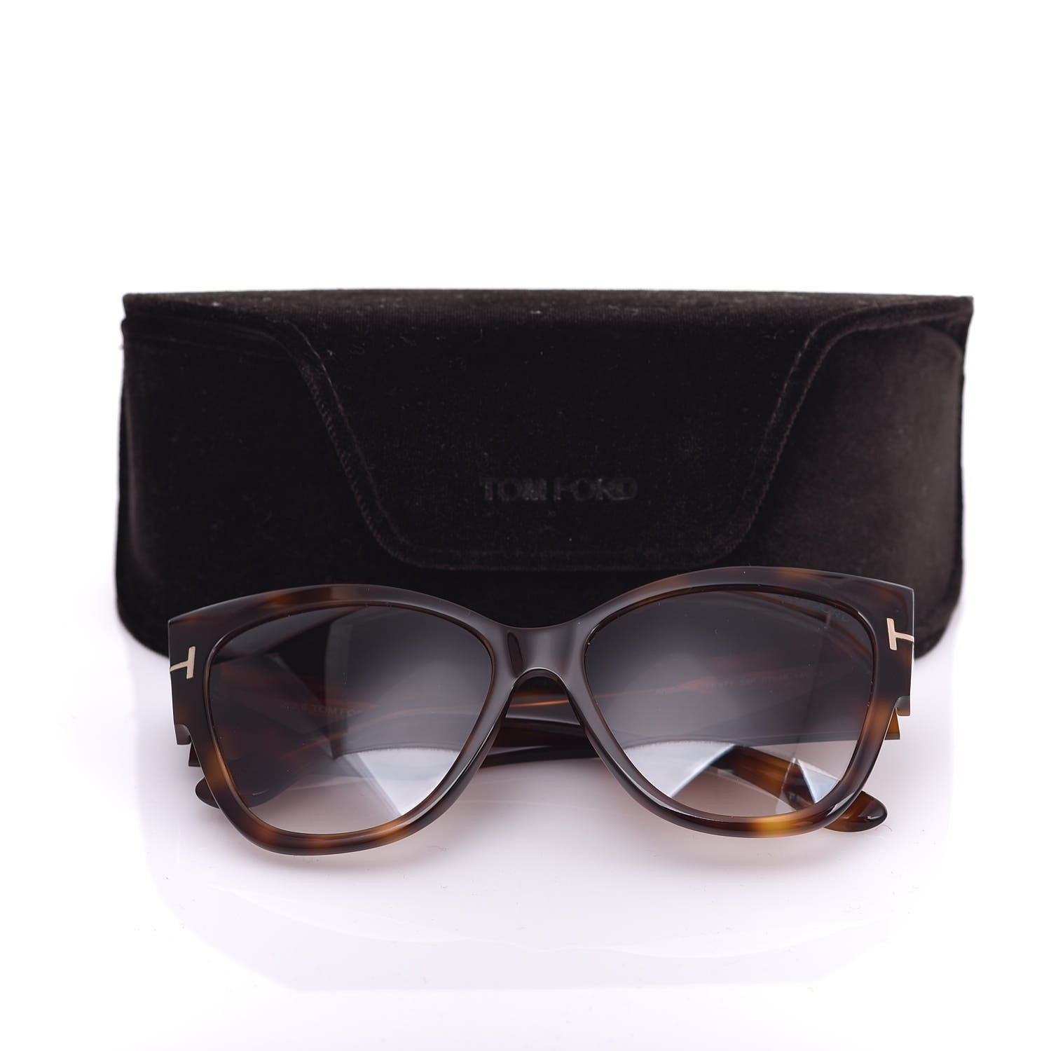 Tom Ford Acetate Anoushka Cat Eye Sunglasses TF371 Tortoise Shell 8 of 8