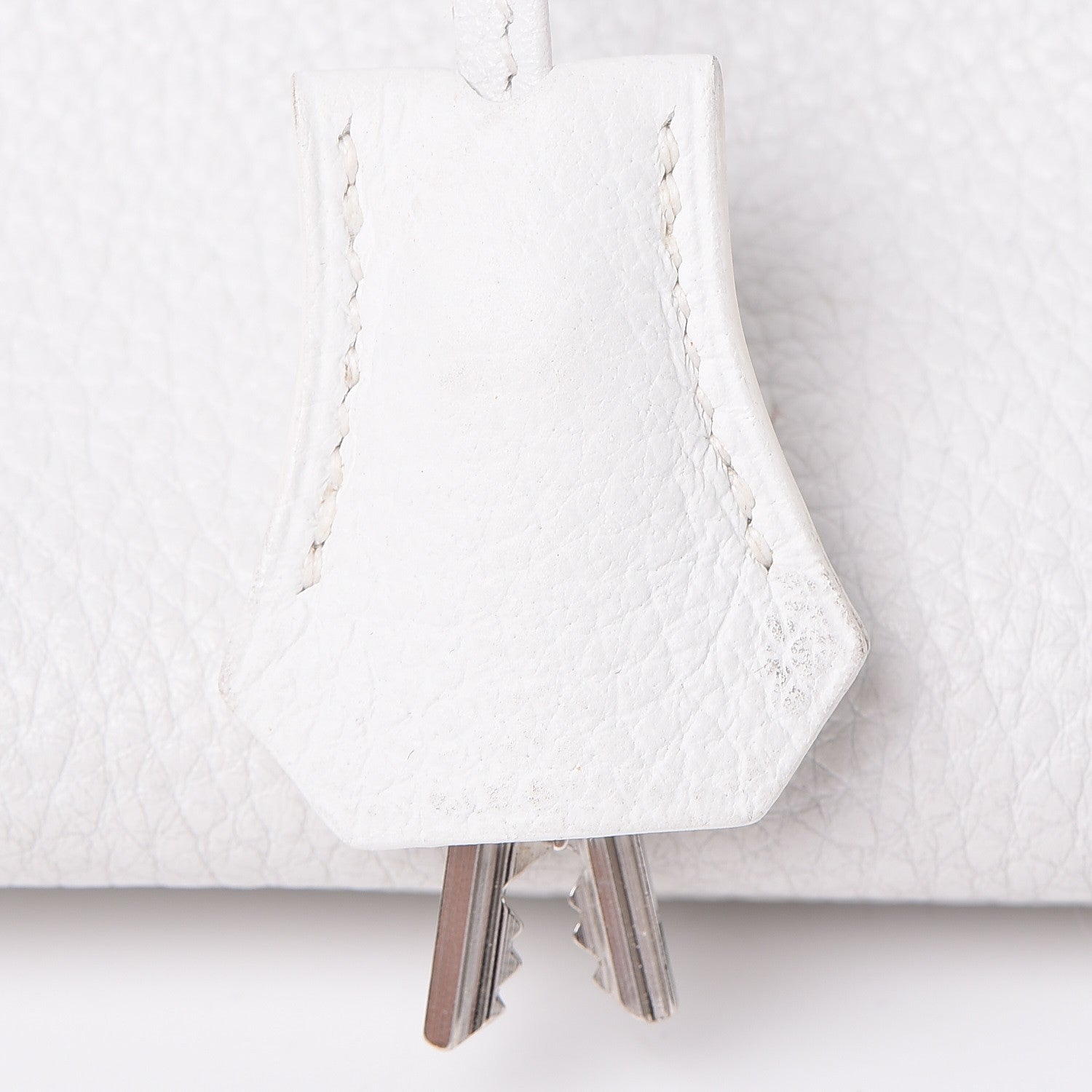 Hermes Taurillon Clemence Birkin 35 White 27 of 44