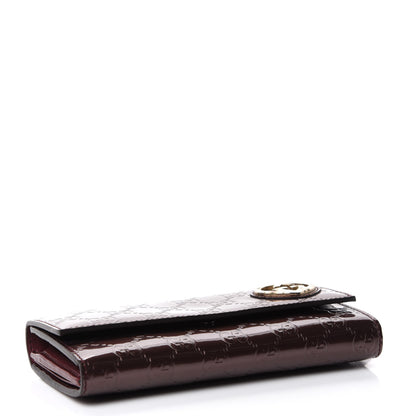 Gucci Shine Guccissima Lovely Heart Continental Wallet Scarlatto 4 of 7