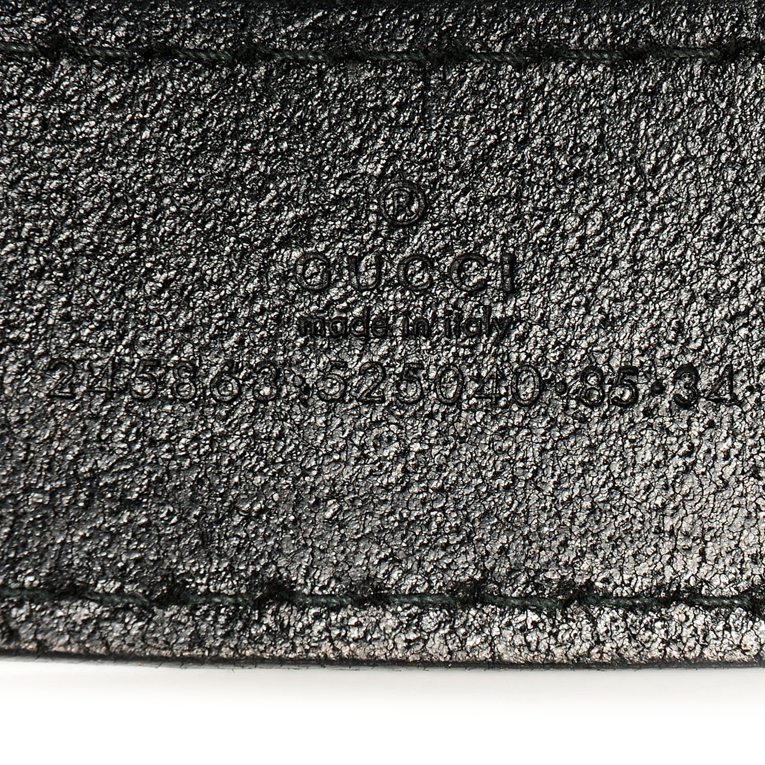 Gucci Leather Bamboo Interlocking G Belt 85 34 Black 4 of 4
