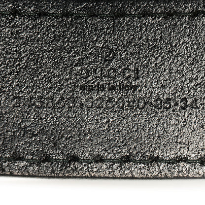Gucci Leather Bamboo Interlocking G Belt 85 34 Black 4 of 4