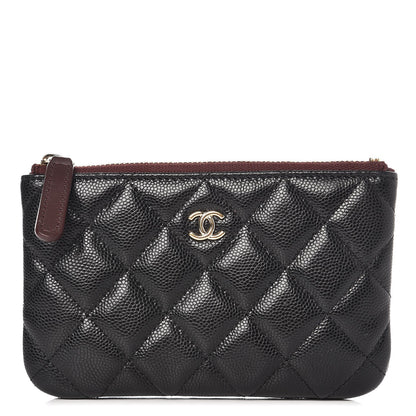 Chanel Caviar Quilted Small Cosmetic Case Black 1 of 8