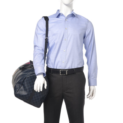Louis Vuitton Damier Cobalt Jungle Keepall Bandouliere 55 2 of 15