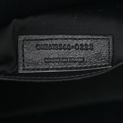Saint Laurent Calfskin Matelasse Monogram Monochrome Lou Camera Bag Black 7 of 10