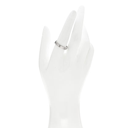 Cartier 18K White Gold 3.5mm LOVE Wedding Band Ring 58 8.5 2 of 5