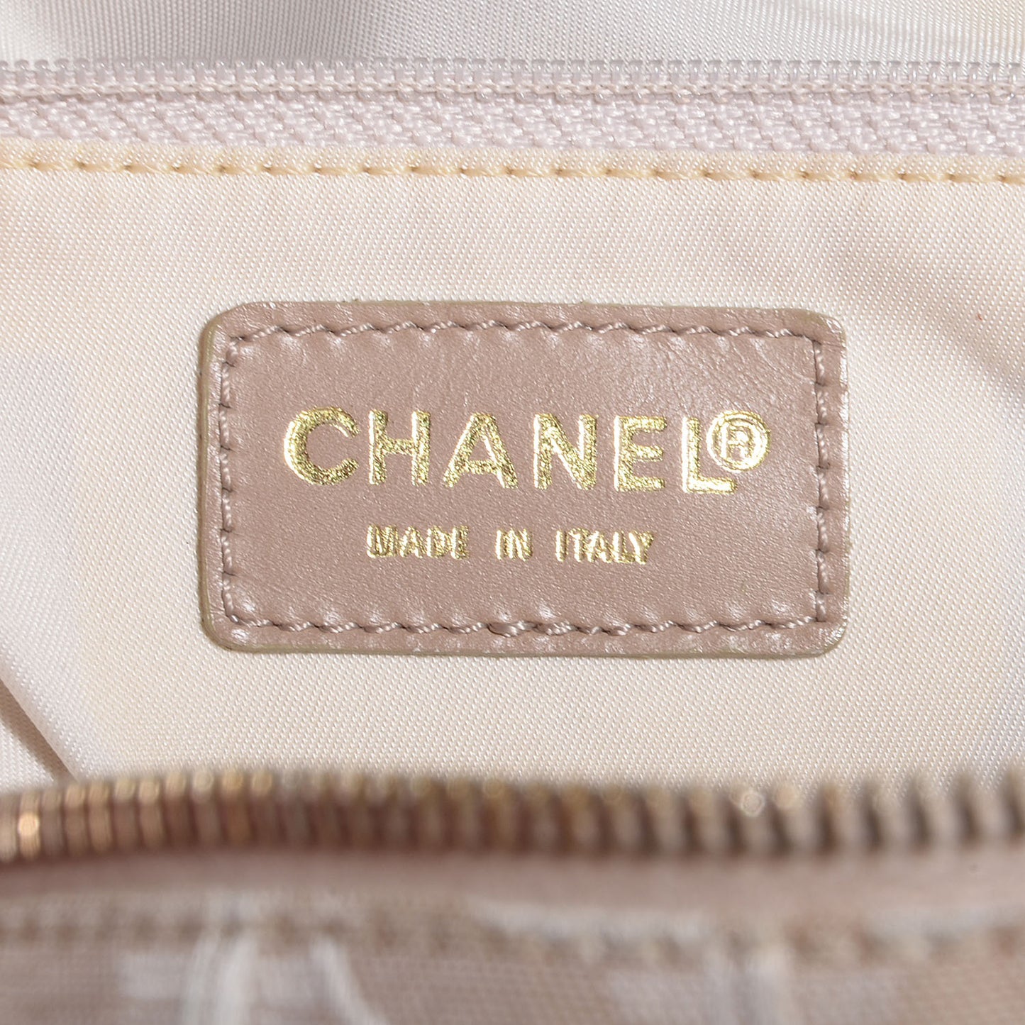Nylon Large Travel Tote Beige