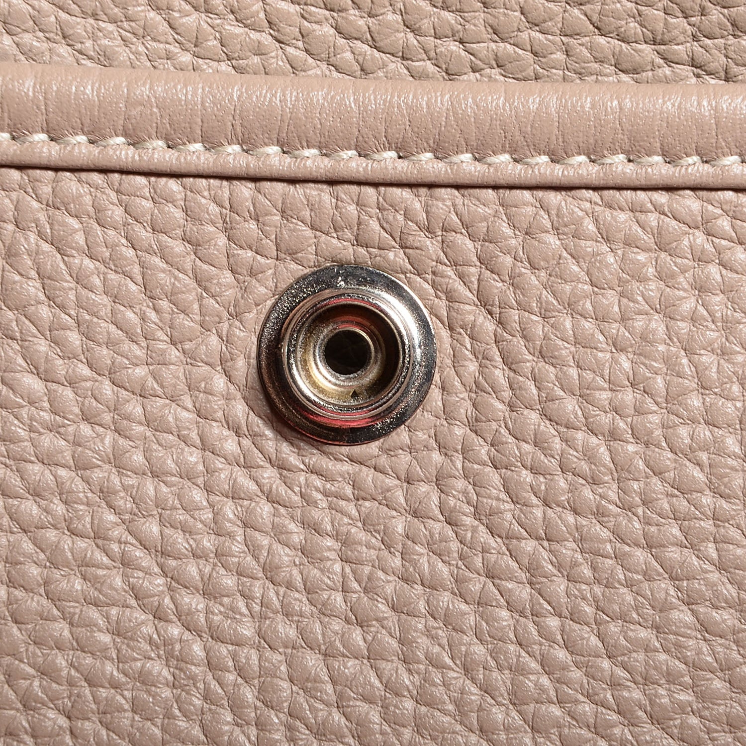 Hermes Taurillon Clemence Evelyne III GM Gris Tourterelle 12 of 15