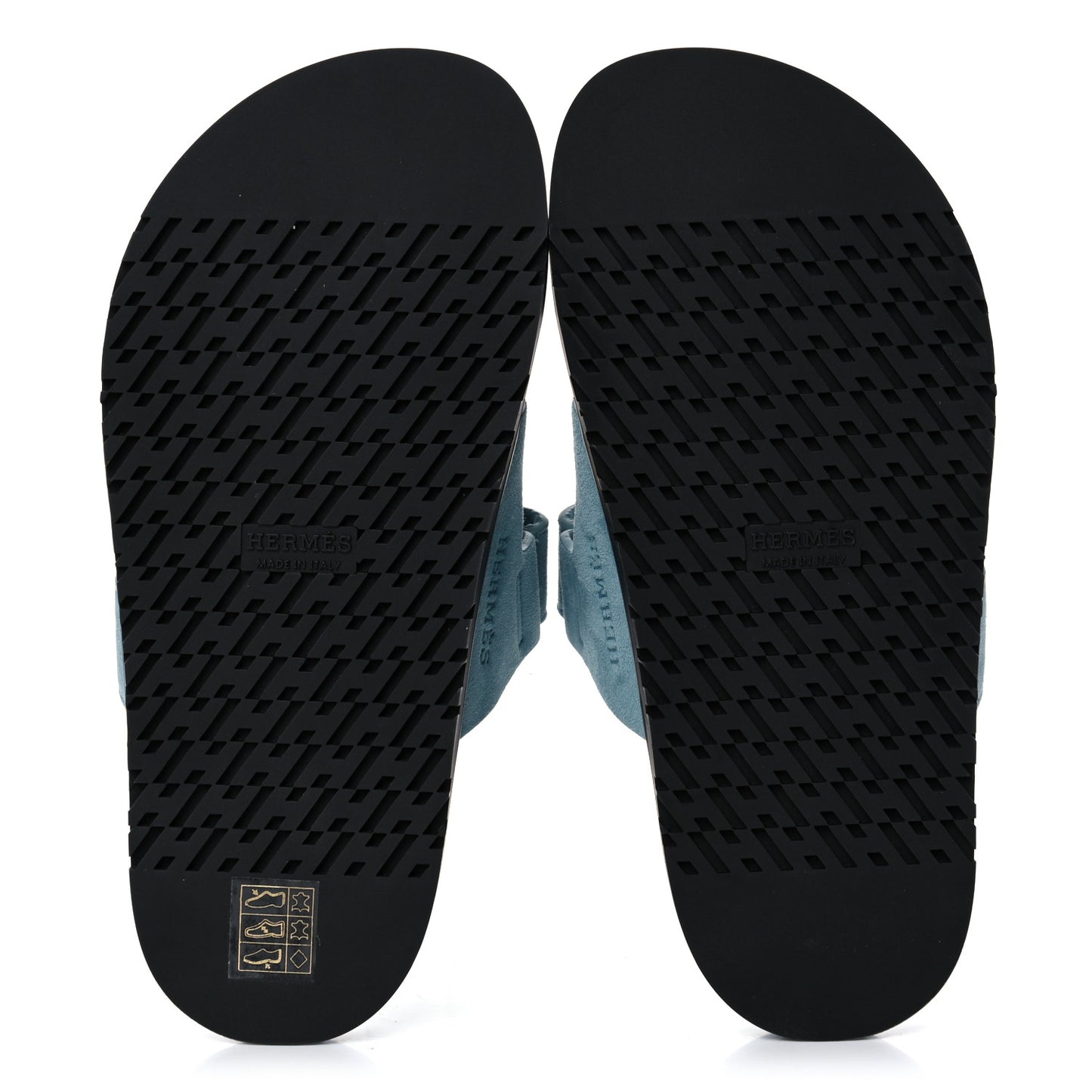 Suede Goatskin Womens Chypre Sandals 36 Vert d'Eau