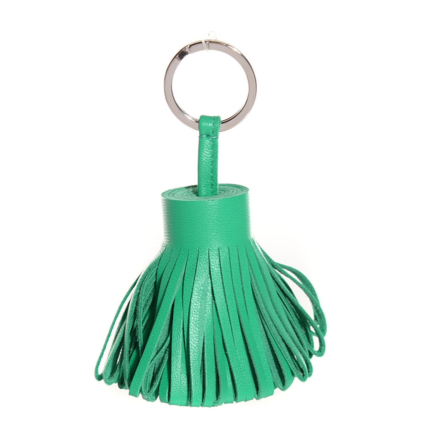 Lambskin Carmen Tassel Key Holder Menthe