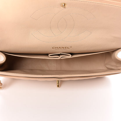 Chanel Caviar Quilted Jumbo Double Flap Beige Clair 6 of 17