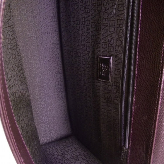 Versace Leather Tote Bag Purple 9 of 9