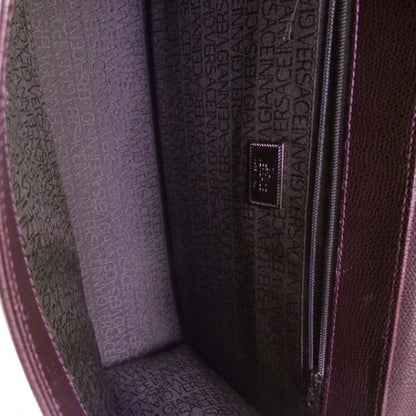 Versace Leather Tote Bag Purple 9 of 9