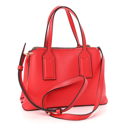 Marc Jacobs Pebbled Calfskin Editor Shopping Tote Red 3 of 12