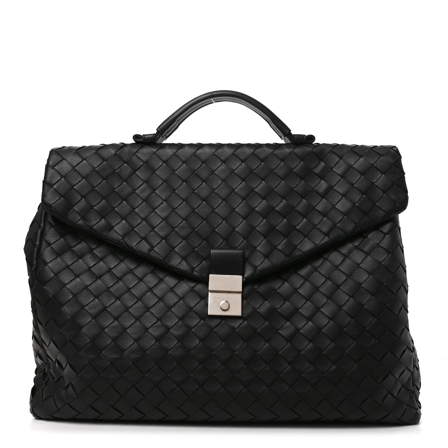Bottega Veneta Intrecciato Briefcase Black 1 of 11