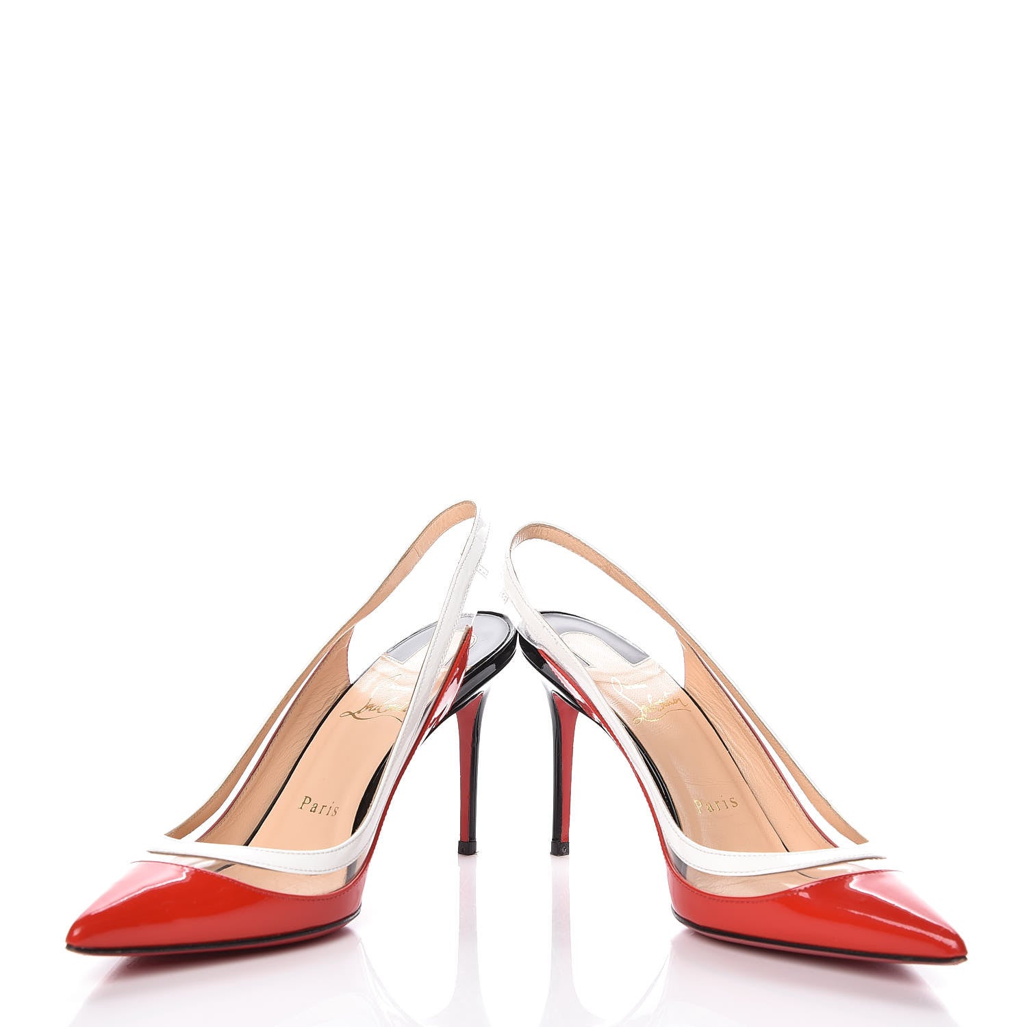 Christian Louboutin Patent PVC Paulina 100 Pumps 36 Carazon 6 of 10