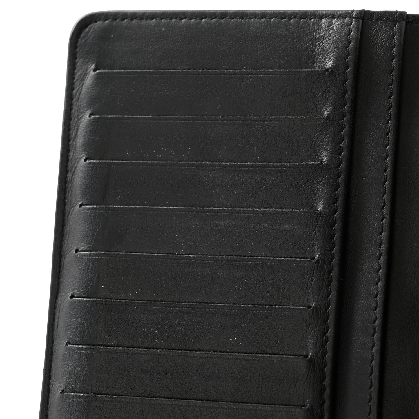 Caviar Quilted Boy Yen Wallet Black