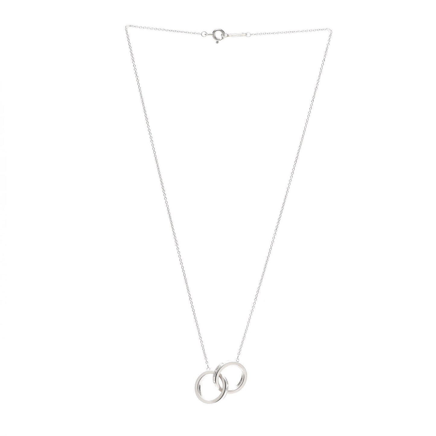Sterling Silver 1837 Interlocking Circles Pendant Necklace