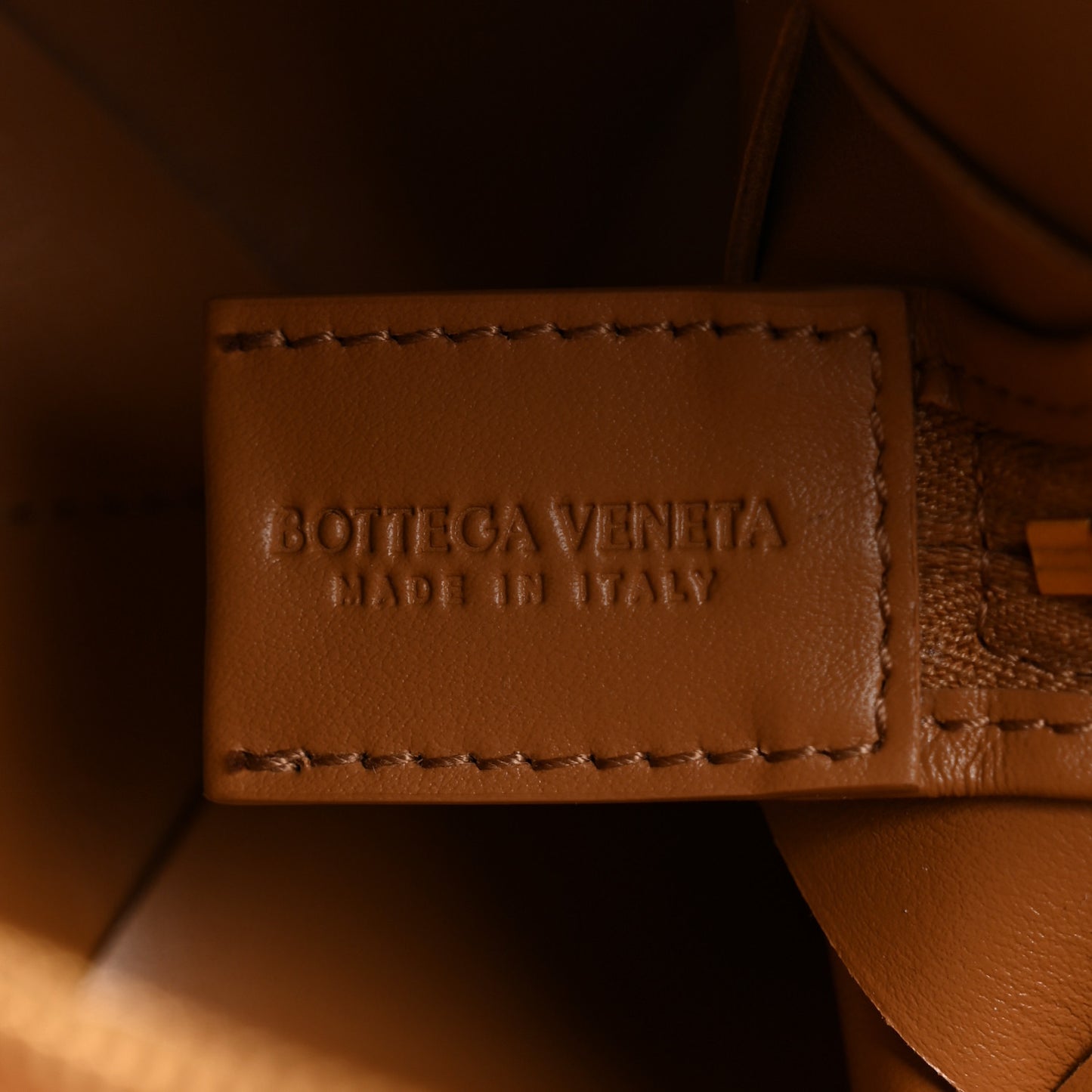 Lambskin Maxi Intrecciato Mini Cassette Camera Bag Acorn