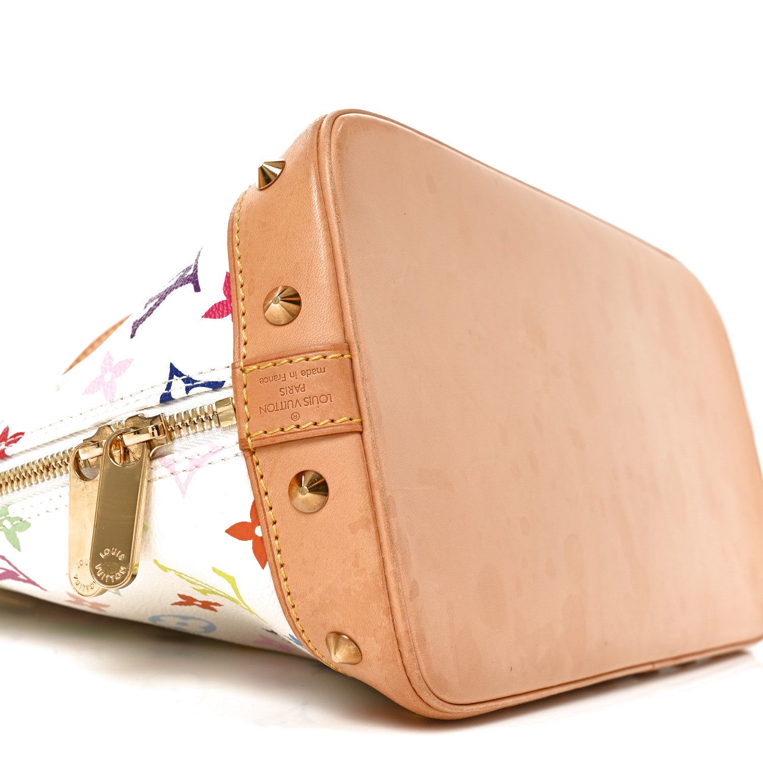 Louis Vuitton Monogram Multicolor Alma White 8 of 9