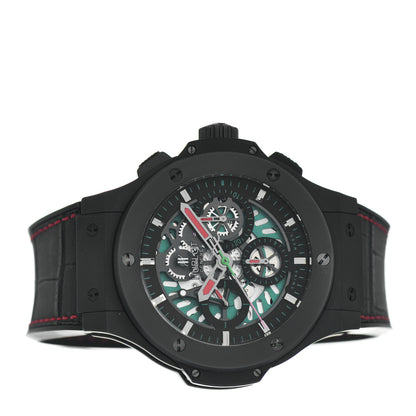 Hublot Ceramic Alligator 44mm Big Bang AeroBang Limited Edition "Mexico" Automatic Watch Black 310.CI.1190.GR.FMF10 2 of 4