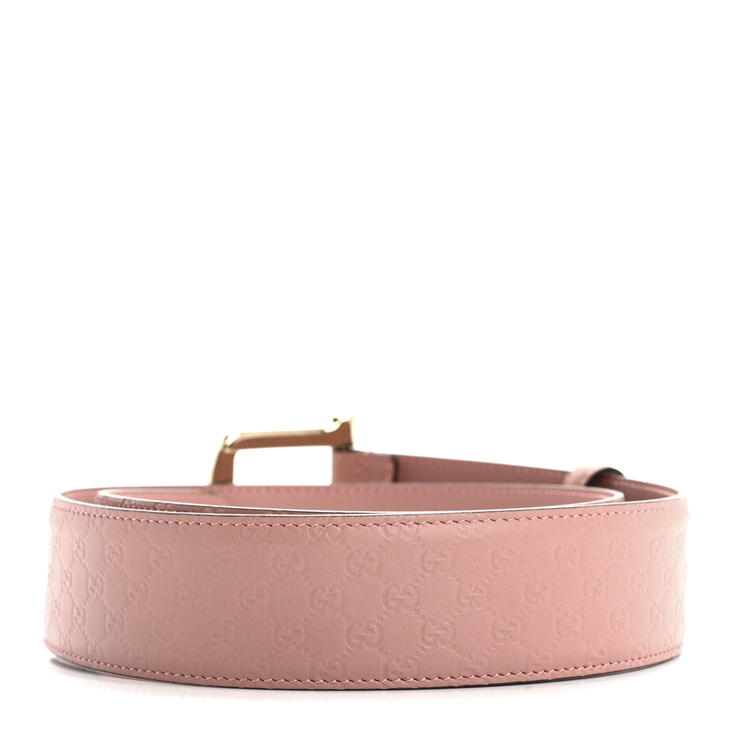 Gucci Soft Microguccissima Margaux Calfskin Belt 85 34 Soft Pink 2 of 6